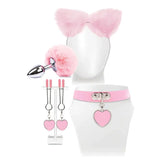 Try Curious Kitty Kit (Pink) – Cosplay 5 Piece Erotic Toy Set KITS